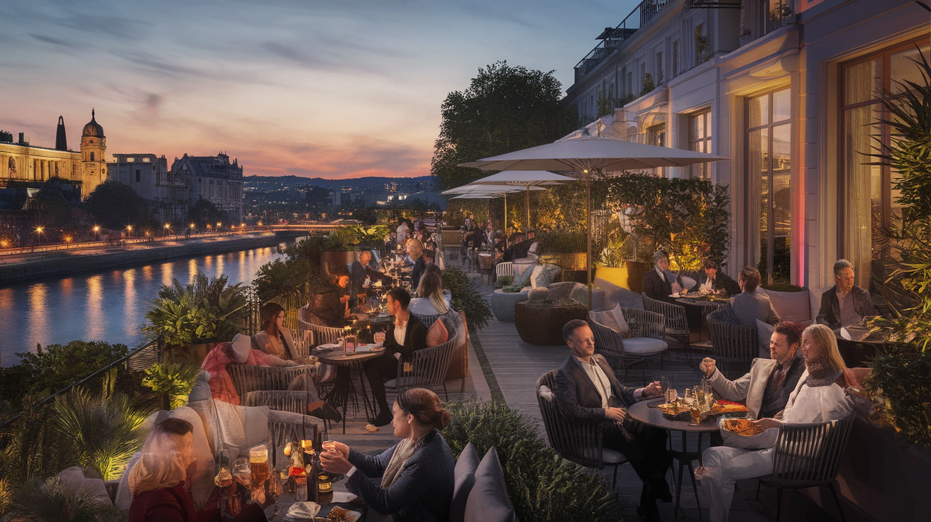 découvrez les meilleures terrasses de lyon pour passer une soirée inoubliable. profitez d'un cadre agréable, d'une ambiance conviviale et de délicieuses spécialités locales tout en admirant la beauté de la ville. que ce soit pour un apéritif entre amis ou un dîner romantique, laissez-vous séduire par notre sélection de terrasses incontournables.