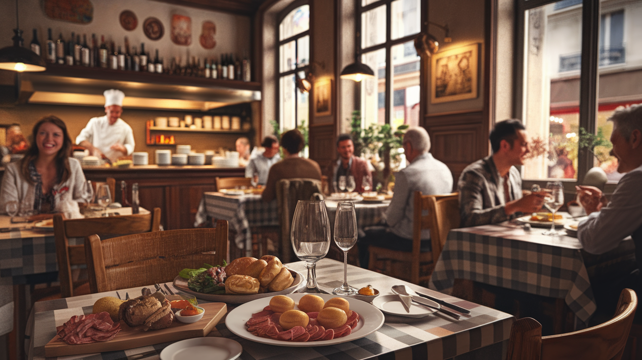 découvrez les bouchons lyonnais, véritables trésors culinaires qui vous plongent au cœur des saveurs authentiques de lyon. explorez une cuisine riche en traditions, où chaque plat raconte une histoire, dans une ambiance conviviale et chaleureuse. ne manquez pas cette expérience gastronomique unique lors de votre visite dans la capitale de la gastronomie française.