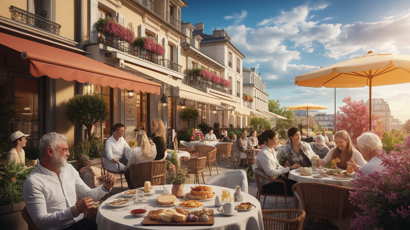 découvrez l'ambiance unique des terrasses lyonnaises et vivez un véritable rendez-vous gourmand au cœur de la gastronomie de la ville. savourez des plats locaux tout en profitant du cadre convivial et animé des cafés et restaurants en plein air.