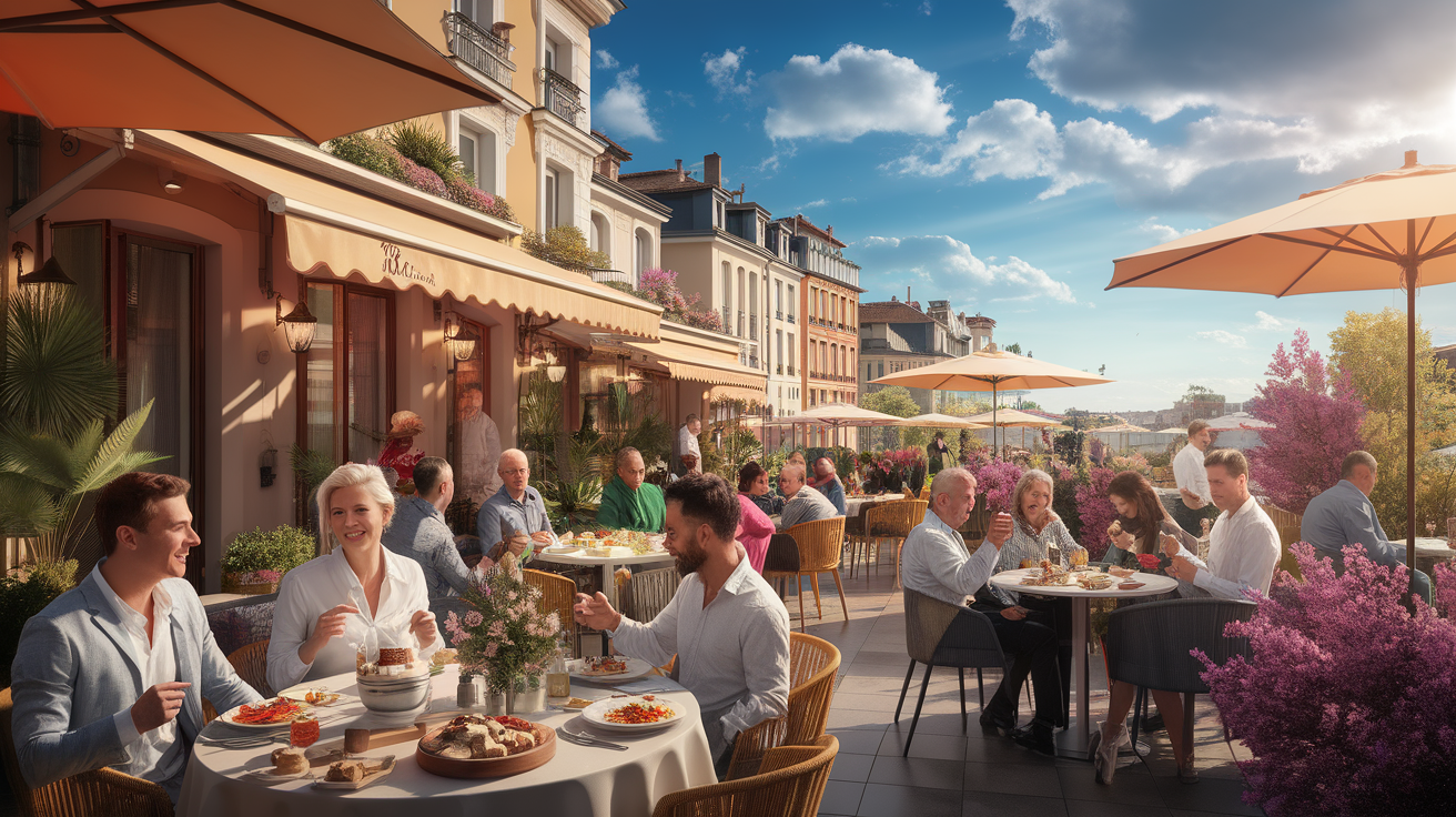 découvrez l'atmosphère conviviale des terrasses lyonnaises et explorez un rendez-vous gourmand où saveurs, culture et convivialité se rencontrent. plongez dans l'art de vivre à lyon et savourez des moments inoubliables autour de délicieuses spécialités locales.