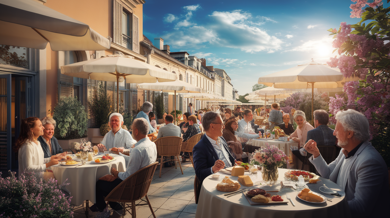 découvrez l'ambiance chaleureuse des terrasses lyonnaises, où chaque coin devient un rendez-vous gourmand. savourez des plats savoureux, une atmosphère conviviale et l'art de vivre à la lyonnaise, tout en profitant des plaisirs de la gastronomie en terrasse.