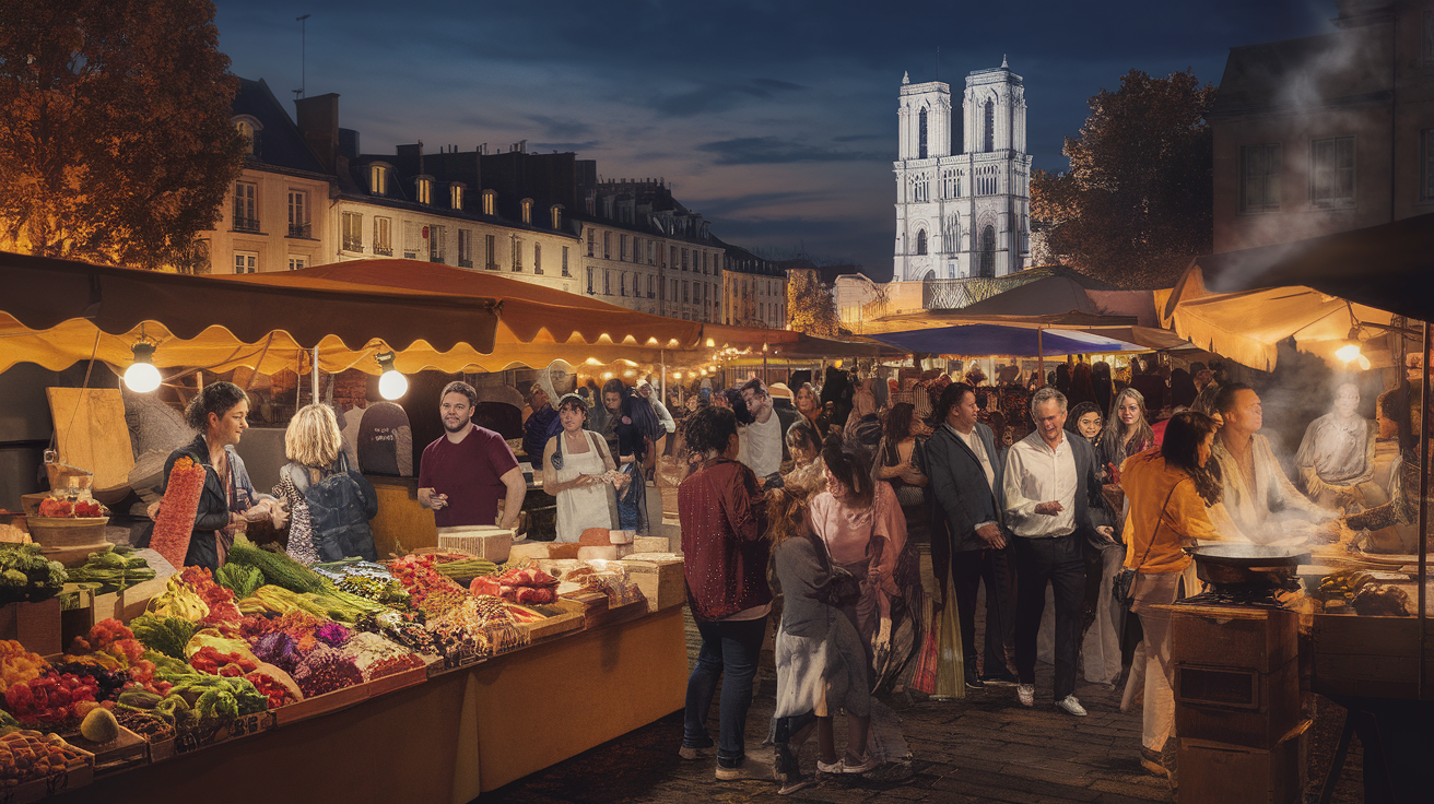 découvrez les market nocturnes de lyon, une expérience unique qui éveillera vos sens ! profitez d'une ambiance festive, de délicieuses saveurs locales et d'artisans passionnés dans les rues animées de la ville. ne manquez pas cette occasion de vivre la magie lyonnaise la nuit.