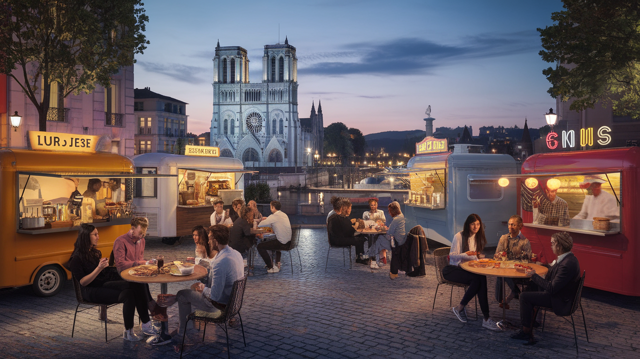 découvrez lyon, la capitale de la gastronomie, à travers ses food trucks du soir. savourez des plats réinventés et des spécialités locales dans une ambiance conviviale. partez à la rencontre des chefs passionnés qui mettent en avant la richesse des saveurs lyonnaises sous les étoiles.