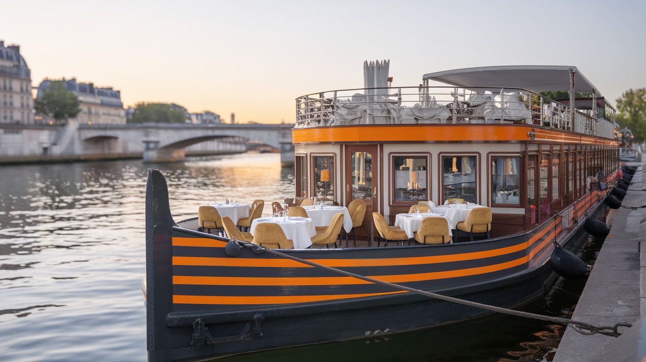 Découvrez le Bateau Restaurant Hermès : une expérience gastronomique flottante à bord des Bateaux Lyonnais