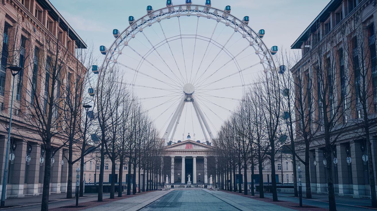 La majestueuse Grande Roue de la Place Bellecour