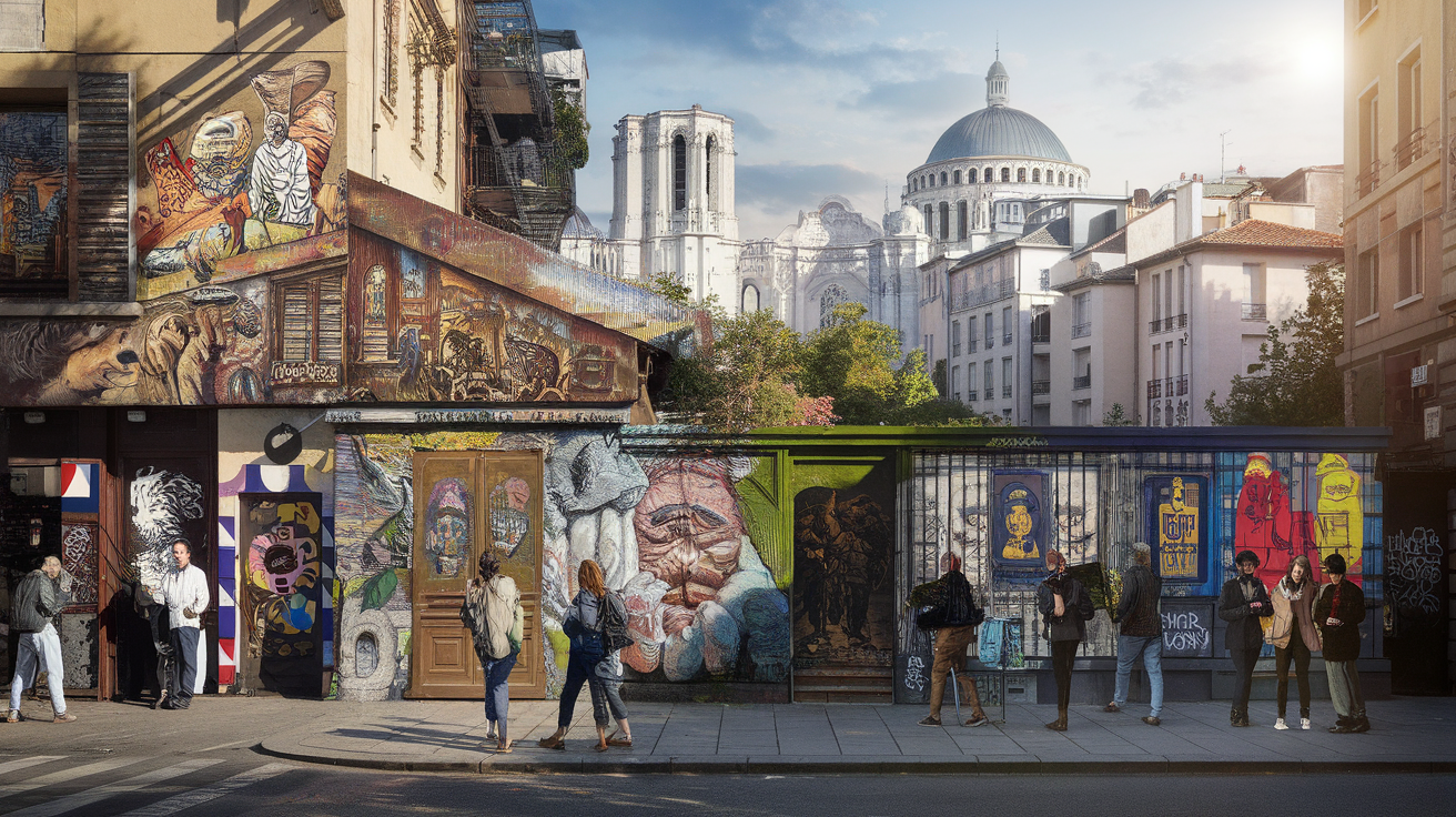 découvrez le street art à lyon à travers un parcours surprenant qui révèle la richesse et la créativité des artistes urbains. explorez les rues de la ville et laissez-vous émerveiller par des œuvres colorées et engageantes qui racontent des histoires uniques. plongez dans cet univers artistique fascinant et revitalisant.