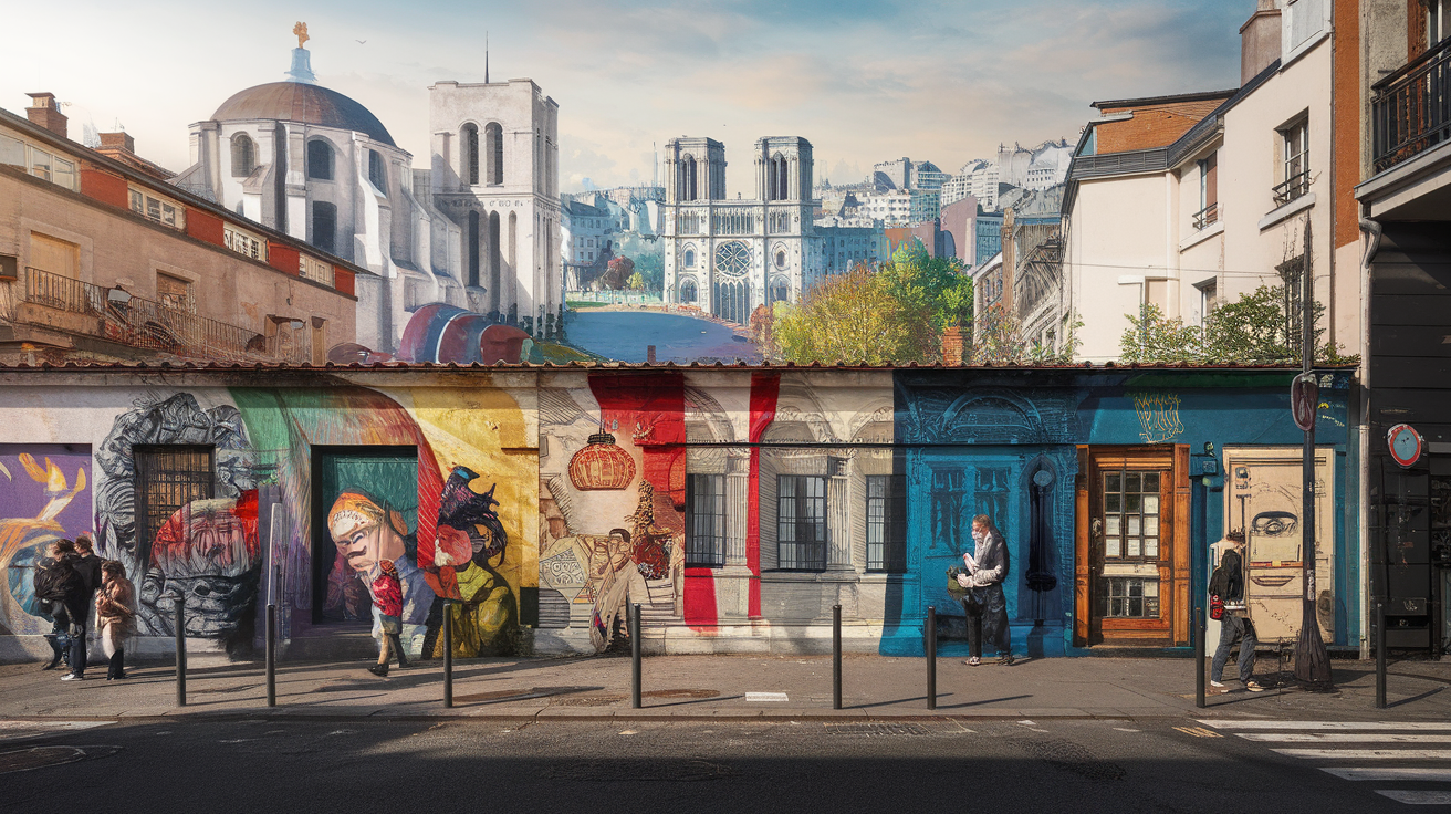 découvrez le street art à lyon à travers un parcours surprenant qui met en lumière les talents locaux et les œuvres impressionnantes. plongez dans l'univers vibrant de cette forme d'art urbain et explorez les murales colorées et les installations uniques qui racontent l'histoire de la ville.